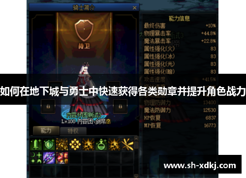 如何在地下城与勇士中快速获得各类勋章并提升角色战力